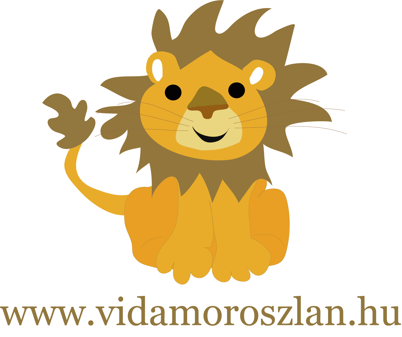 happy lion